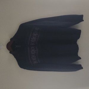 Tricots St Raphael Sweater Men's Size XL Navy blue 1/4 zip Cotton